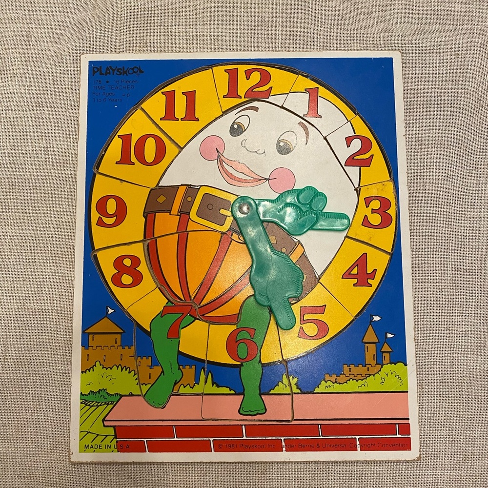 Vintage wooden puzzle.